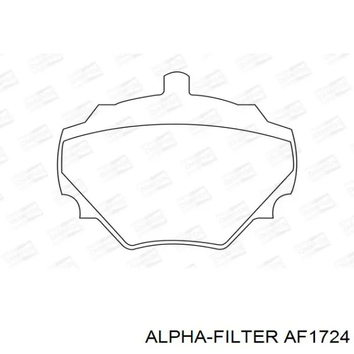 Купить AF1724 Alpha Filter Автомобильный фильтр воздуха