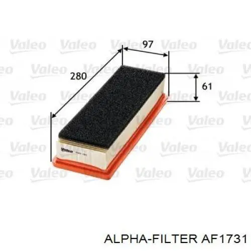 AF1731 Alpha Filter Воздушный фильтр двигателя