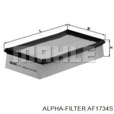 Купить AF1734S Alpha Filter Автомобильный фильтр воздуха