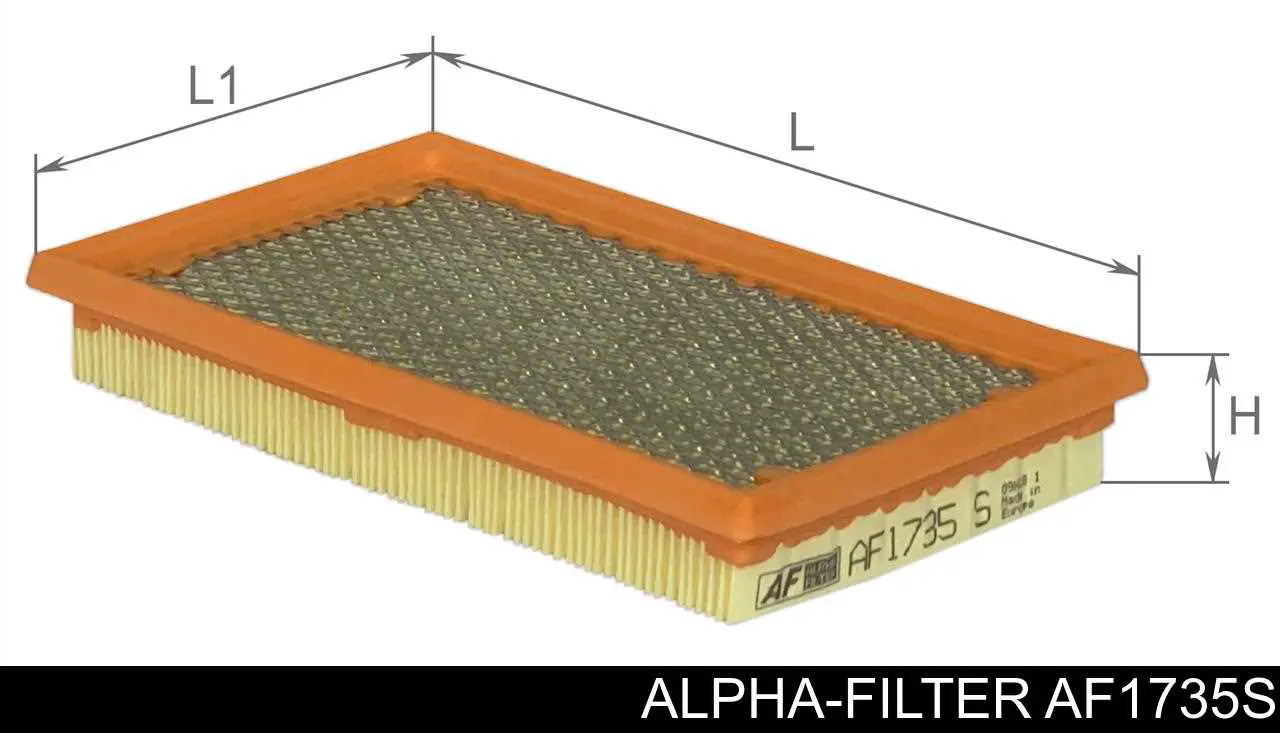 AF1735S Alpha Filter Воздушный фильтр двигателя