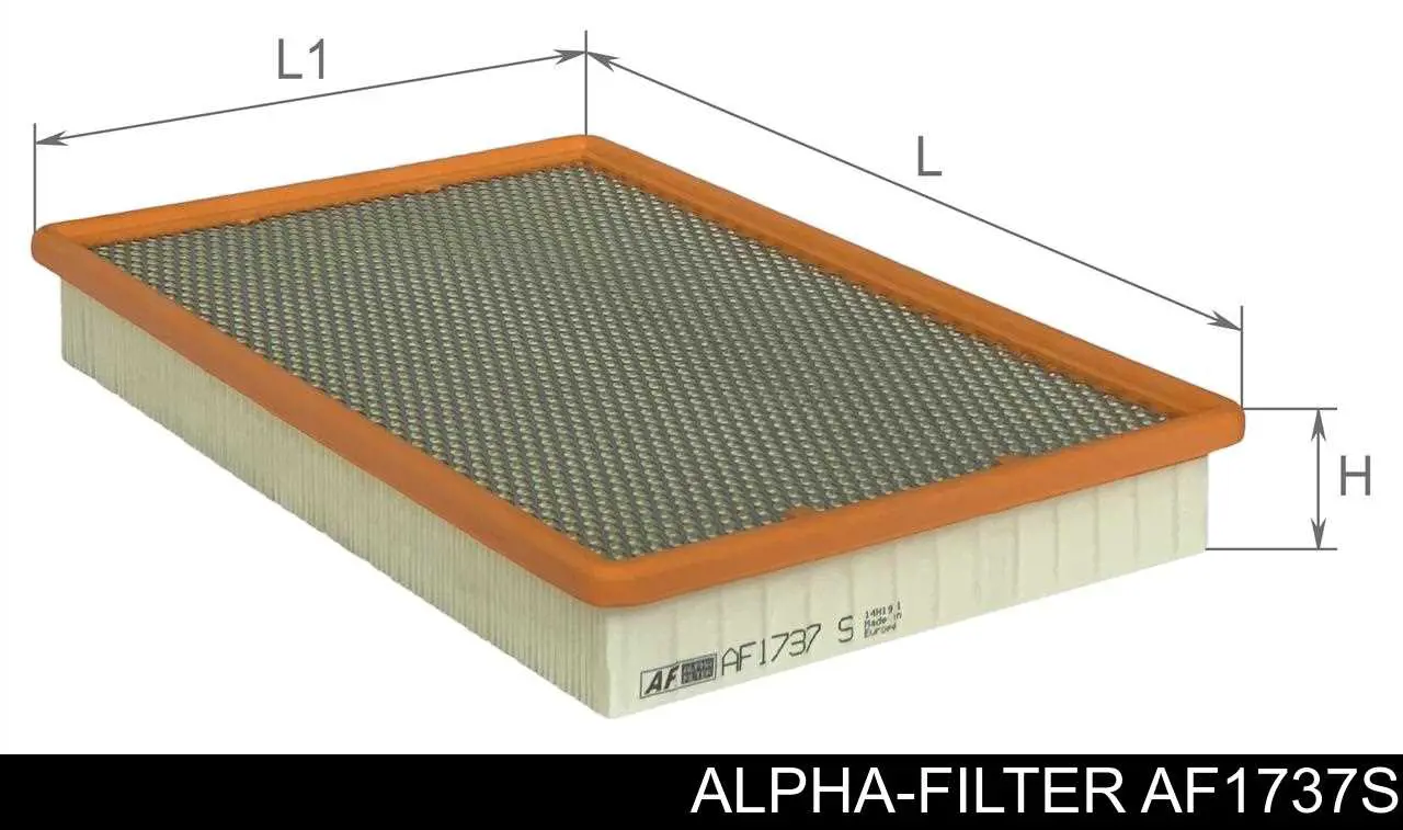 Фильтр воздушный Alpha-filter AF1737S