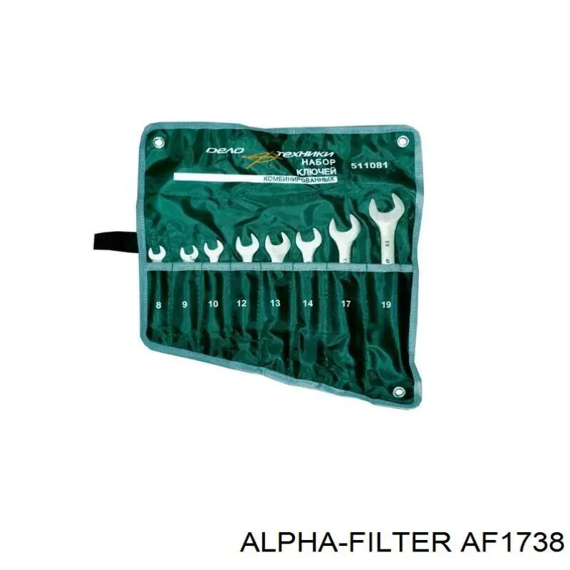 Купить AF1738 Alpha Filter Автомобильный фильтр воздуха