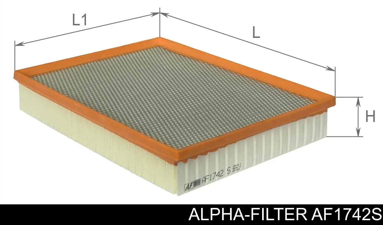 Фильтр воздушный Alpha-filter AF1742S