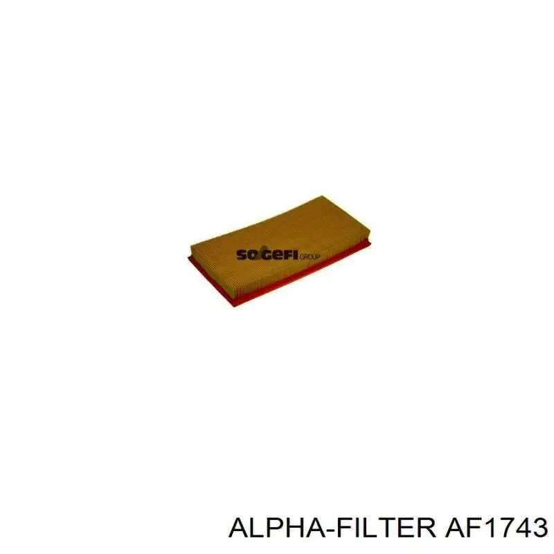 Купить AF1743 Alpha Filter Автомобильный фильтр воздуха