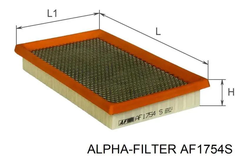 AF1754s Alpha-filter filtro de ar