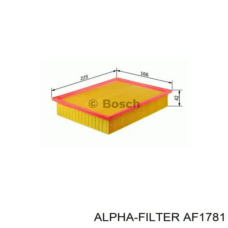 Воздушный фильтр AF1781 Alpha Filter
