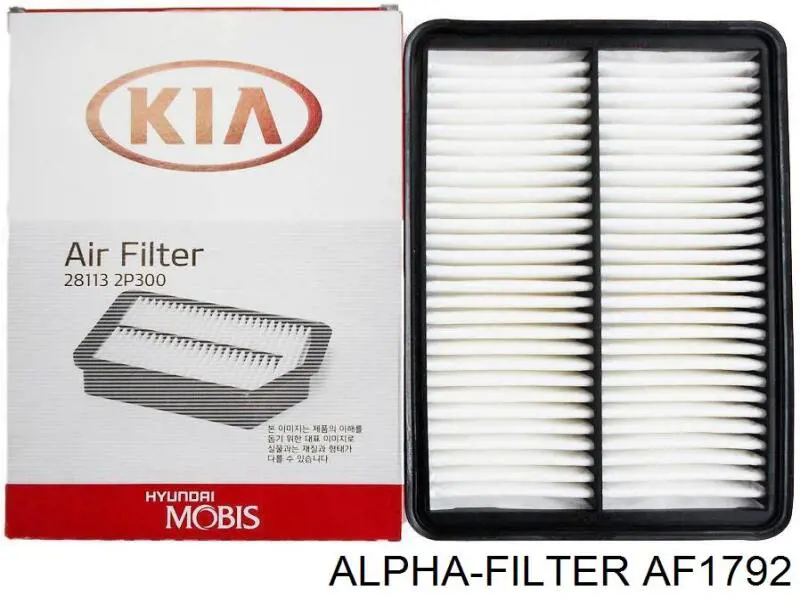 AF1792 Alpha Filter Воздушный фильтр двигателя