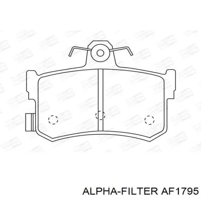 AF1795 Alpha Filter Воздушный фильтр двигателя