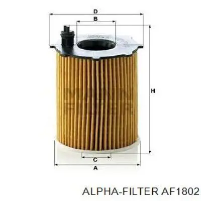 Элемент воздушного фильтра Alpha Filter AF1802 цена, от 3.85 USD