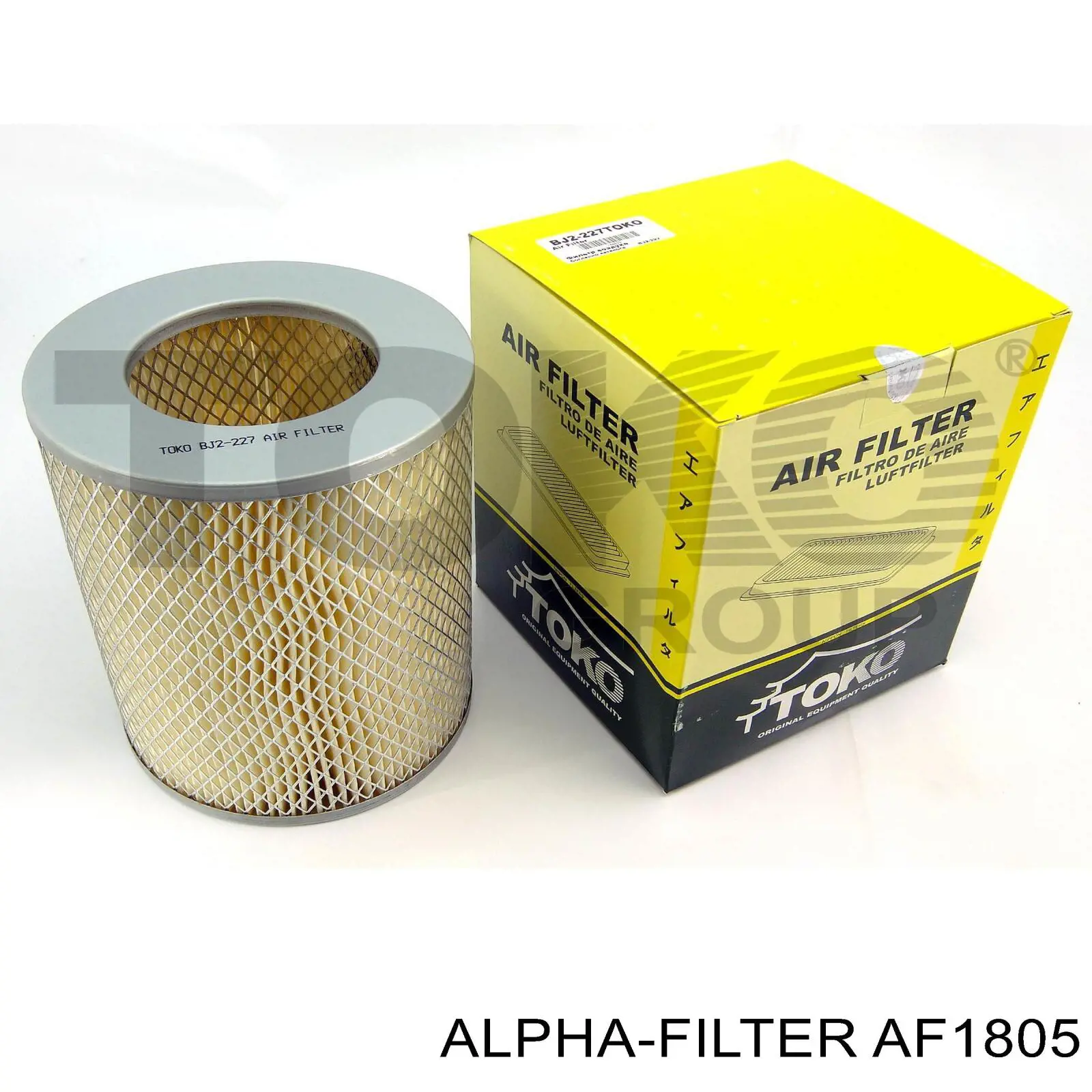 Купить AF1805 Alpha Filter Автомобильный фильтр воздуха