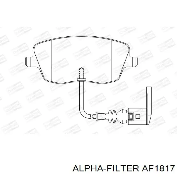 Купить AF1817 Alpha Filter Автомобильный фильтр воздуха