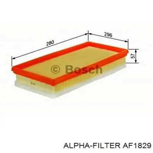 Элемент воздушного фильтра Alpha Filter AF1829 цена, от 4.57 USD