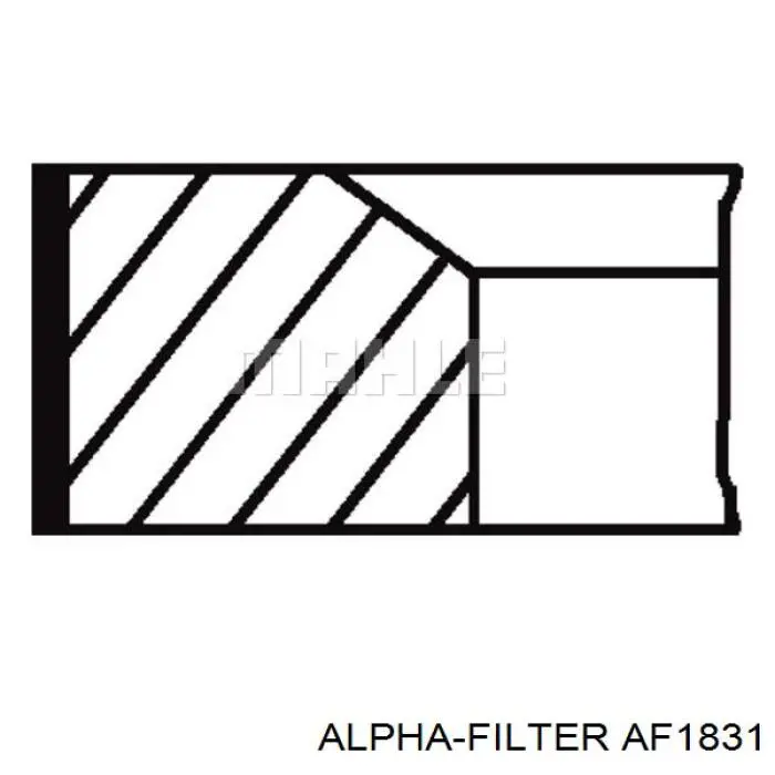 Воздушный фильтр AF1831 Alpha Filter