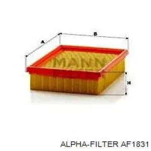 Элемент воздушного фильтра Alpha Filter AF1831 цена, от 3.01 USD