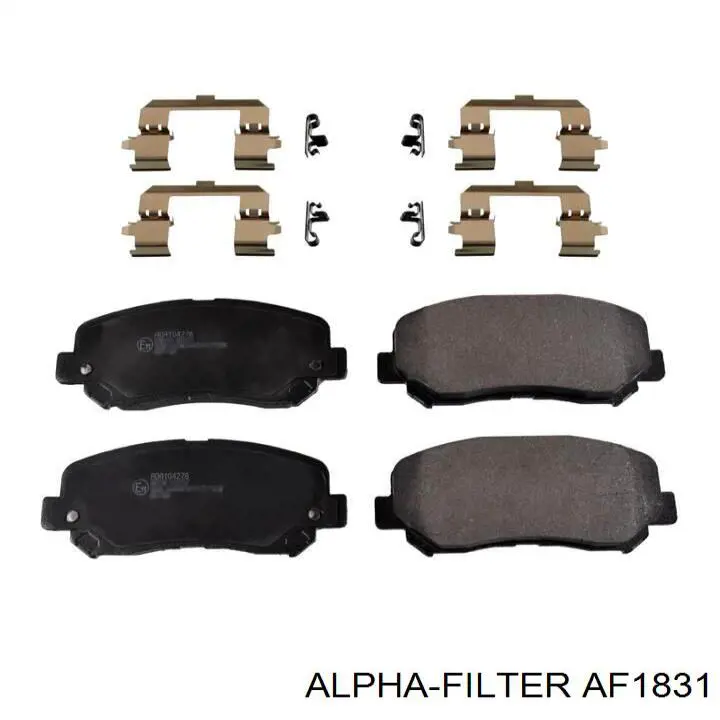 AF1831 Alpha Filter Воздушный фильтр двигателя
