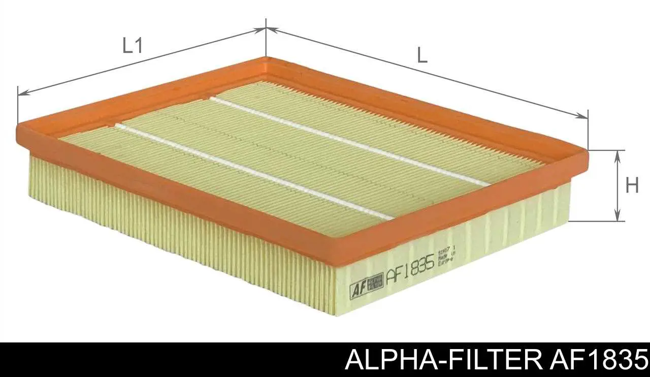 AF1835 Alpha-filter filtro de ar