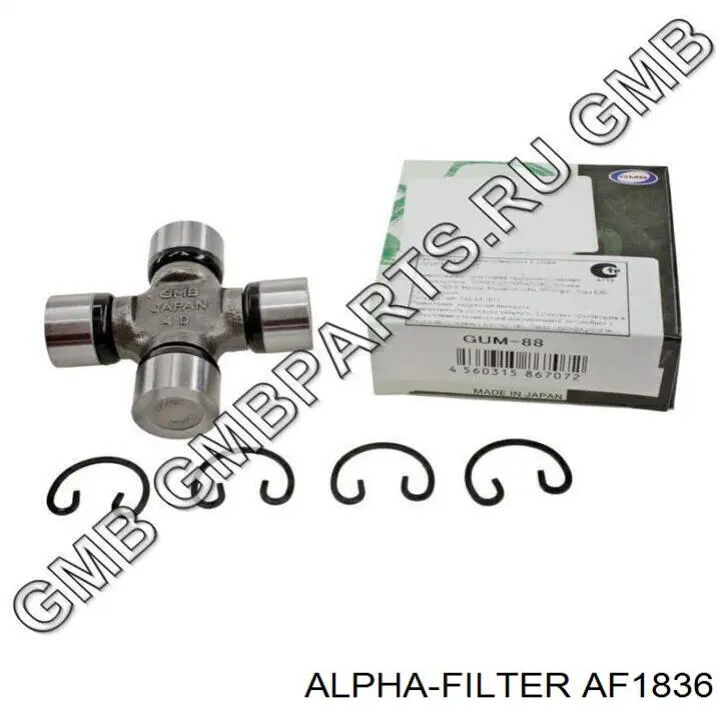 Купить AF1836 Alpha Filter Автомобильный фильтр воздуха