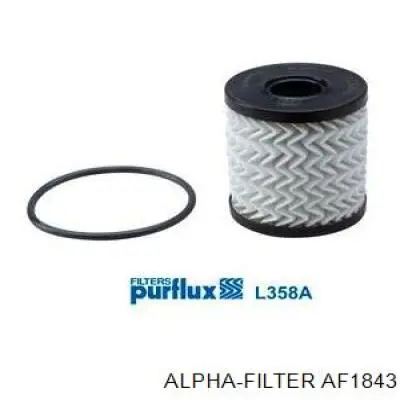 Купить AF1843 Alpha Filter Автомобильный фильтр воздуха