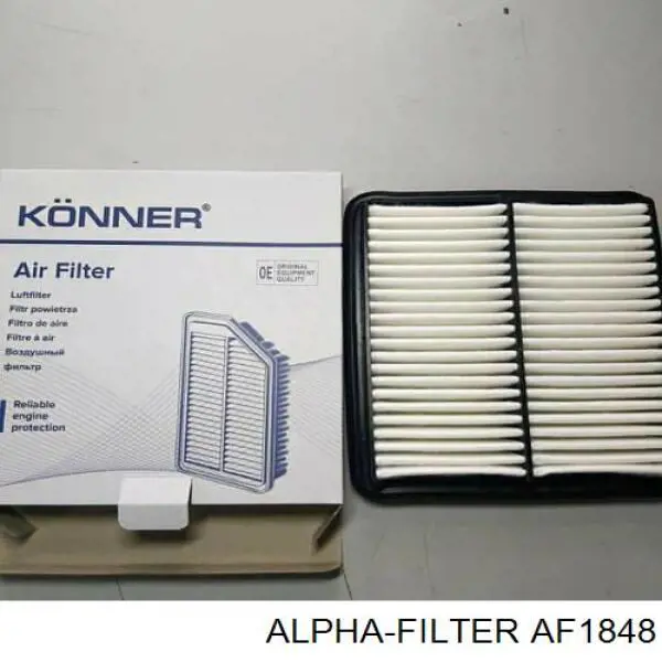 Купить AF1848 Alpha Filter Автомобильный фильтр воздуха