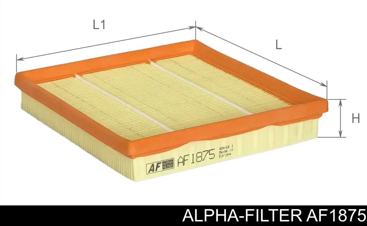 Воздушный фильтр AF1875 Alpha-filter