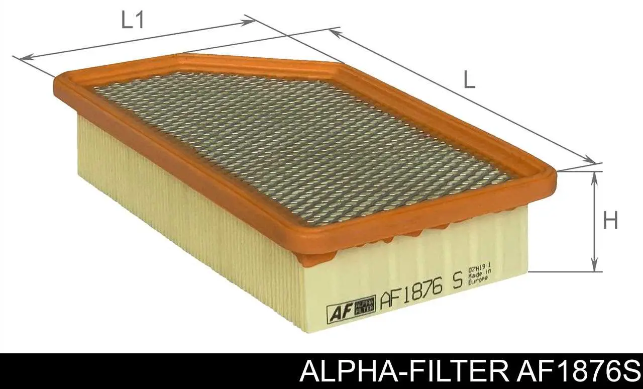 Воздушный фильтр AF1876S Alpha-filter