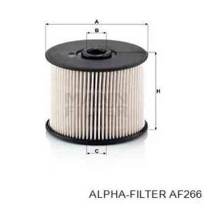 AF266 Alpha Filter Масляный фильтр двигателя