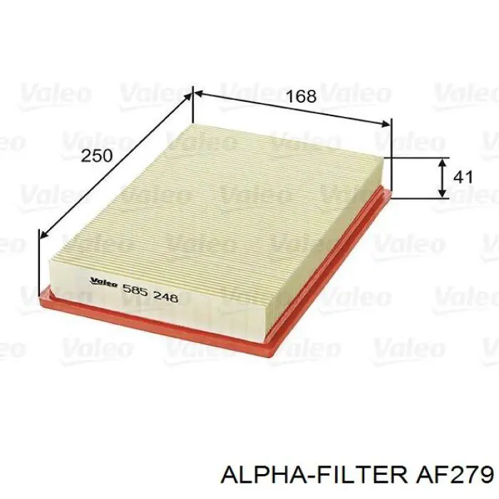 Фильтр очистки масла центробежный Alpha Filter AF279 цена, от 5.94 USD