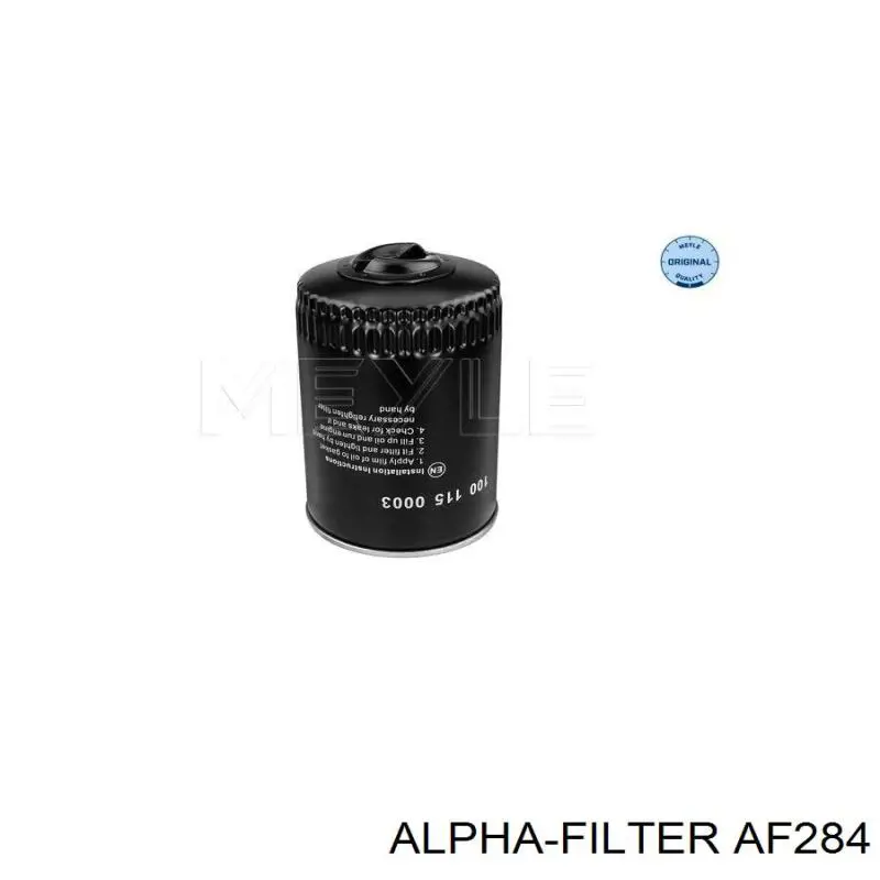 AF284 Alpha Filter Масляный фильтр двигателя