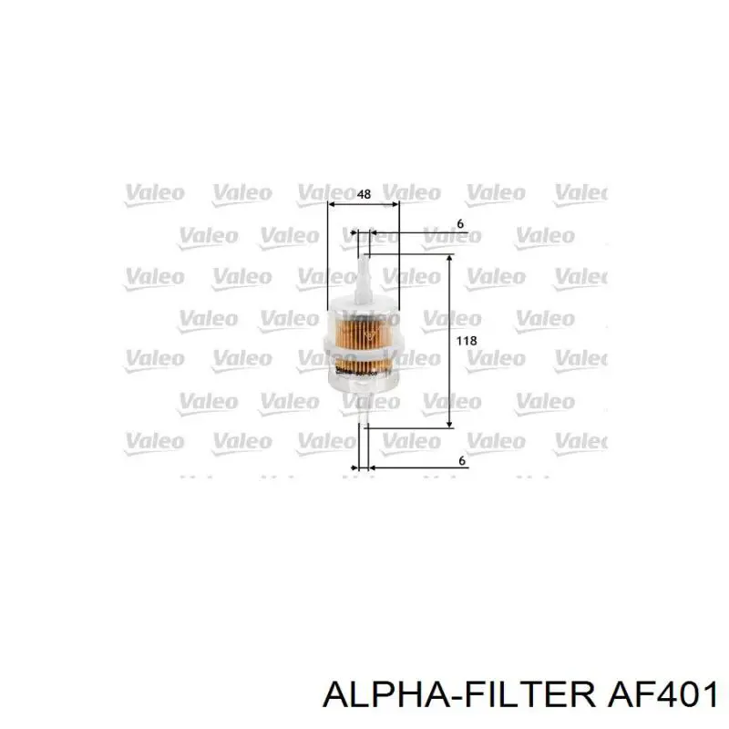 Топливный фильтр AF401 Alpha Filter