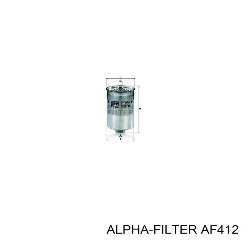 AF412 Alpha-filter топливный фильтр