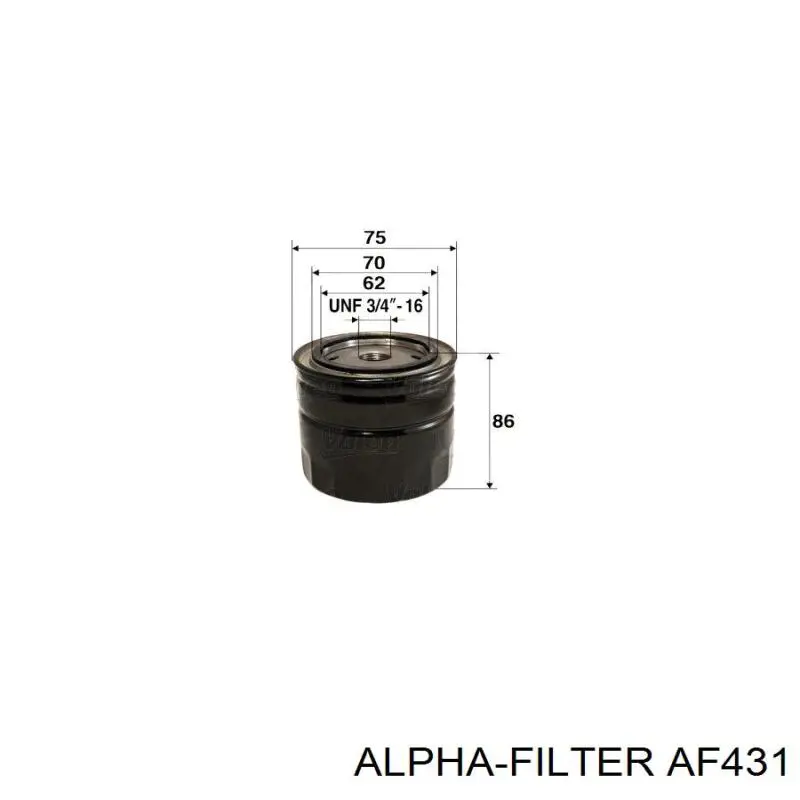  AF431 Alpha Filter