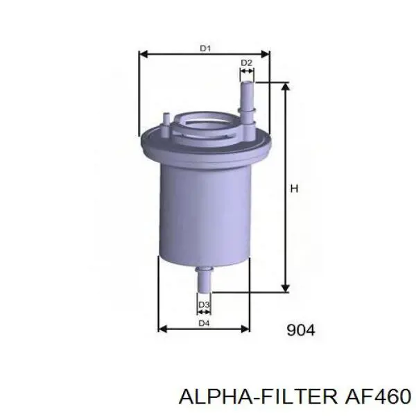 Купить AF460 Alpha Filter Фильтр-отстойник топлива грубой очистки