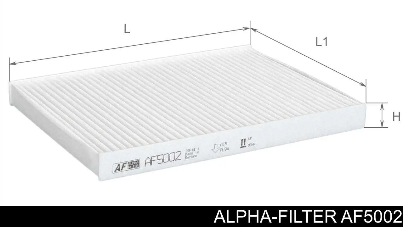 AF5002 Alpha-filter фильтр салона