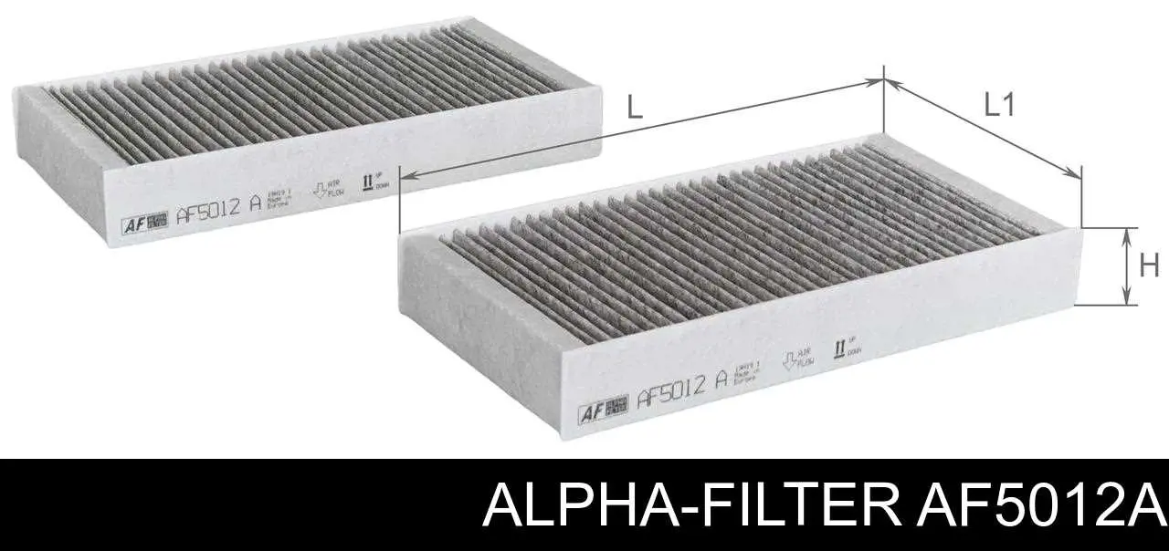 Фильтр салона AF5012A Alpha-filter