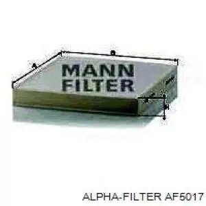 Фильтр салона Alpha-filter AF5017