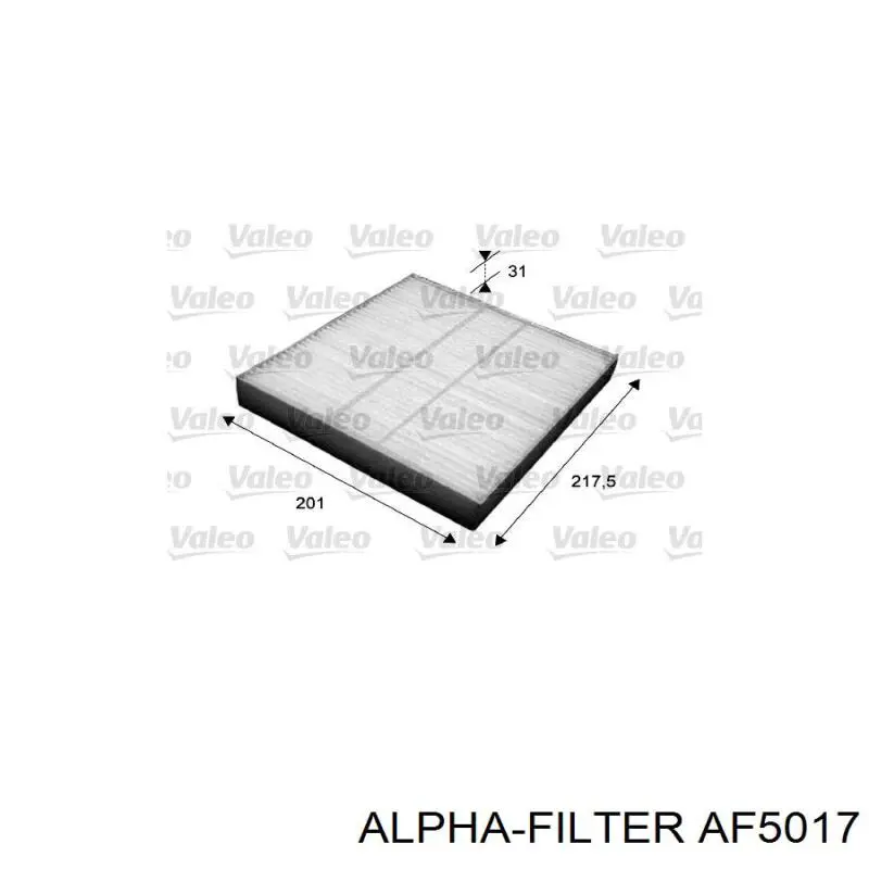 Купить AF5017 Alpha Filter Фильтр салона угольный