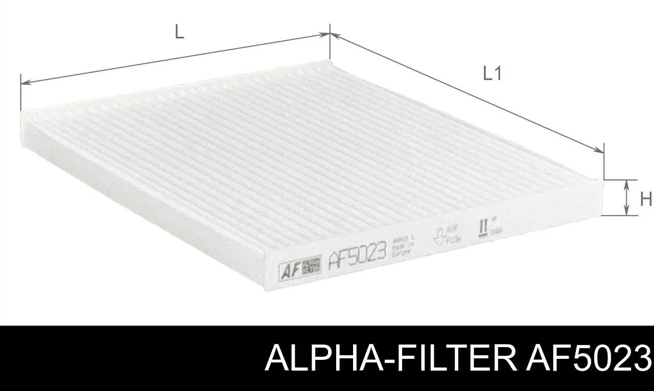 Фильтр салона AF5023 Alpha-filter