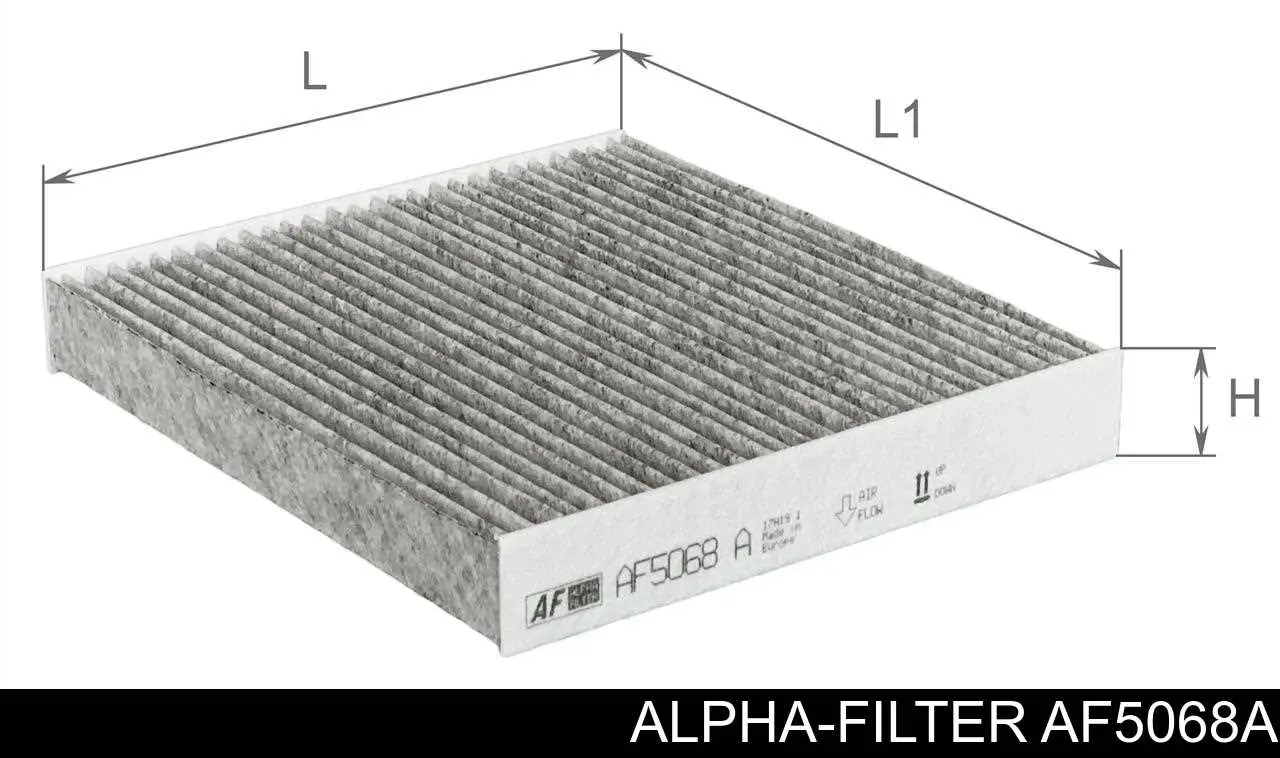 Фильтр салона Alpha-filter AF5068A