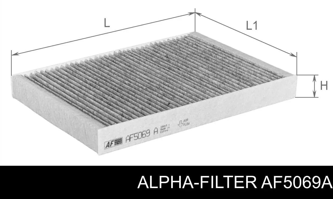 Фильтр салона AF5069A Alpha-filter