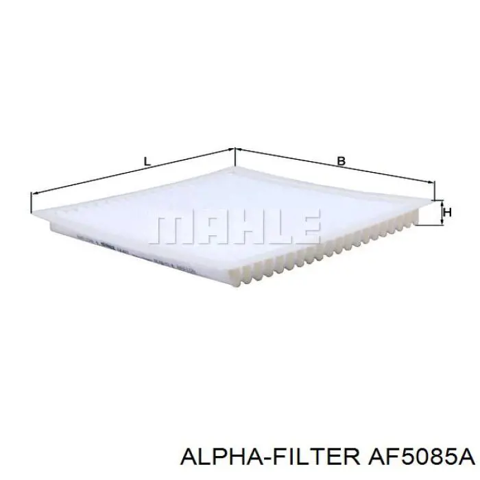 Фильтр воздушный отопителя Alpha Filter AF5085A цена, от 3.49 USD