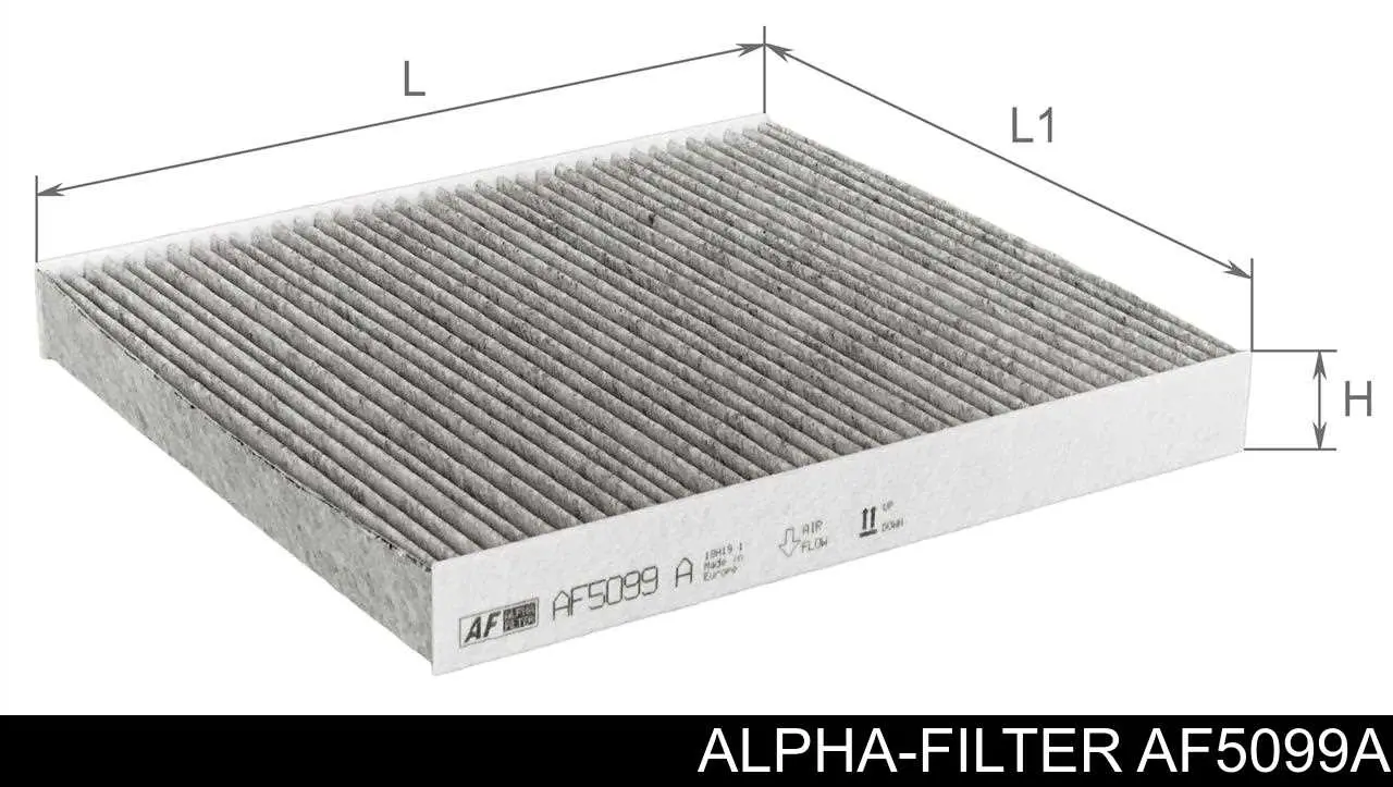 Фильтр салона AF5099A Alpha-filter