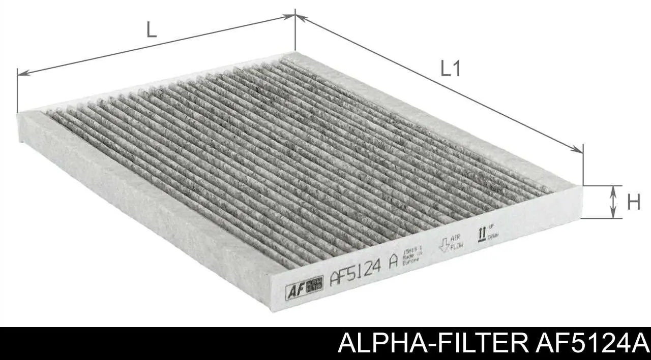 Фильтр салона AF5124A Alpha-filter