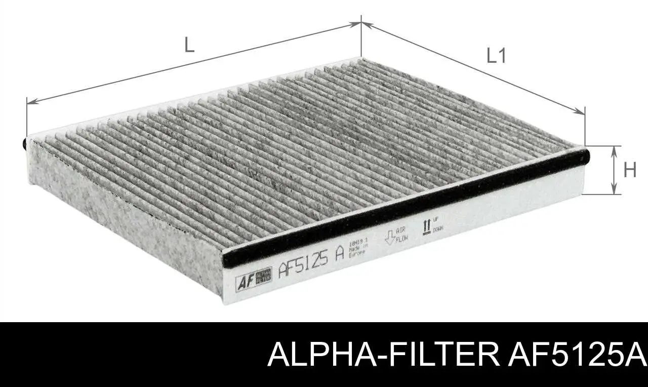 Фильтр салона AF5125A Alpha-filter