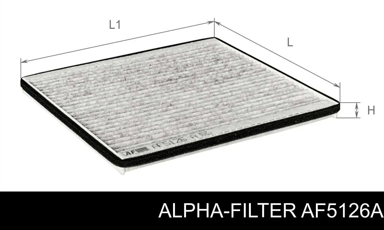 Фильтр салона AF5126A Alpha-filter