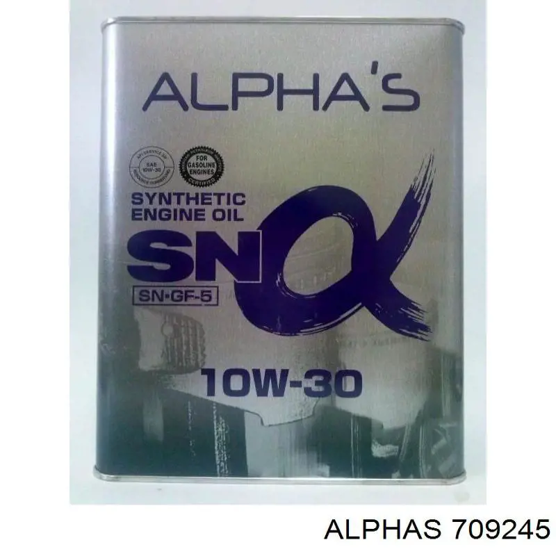 Моторное масло Alphas SN 5W-30 Полусинтетическое 4л (709245)
