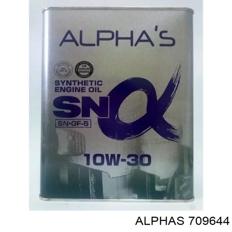 Моторное масло Alphas SN 10W-40 Синтетическое 4л (709644)