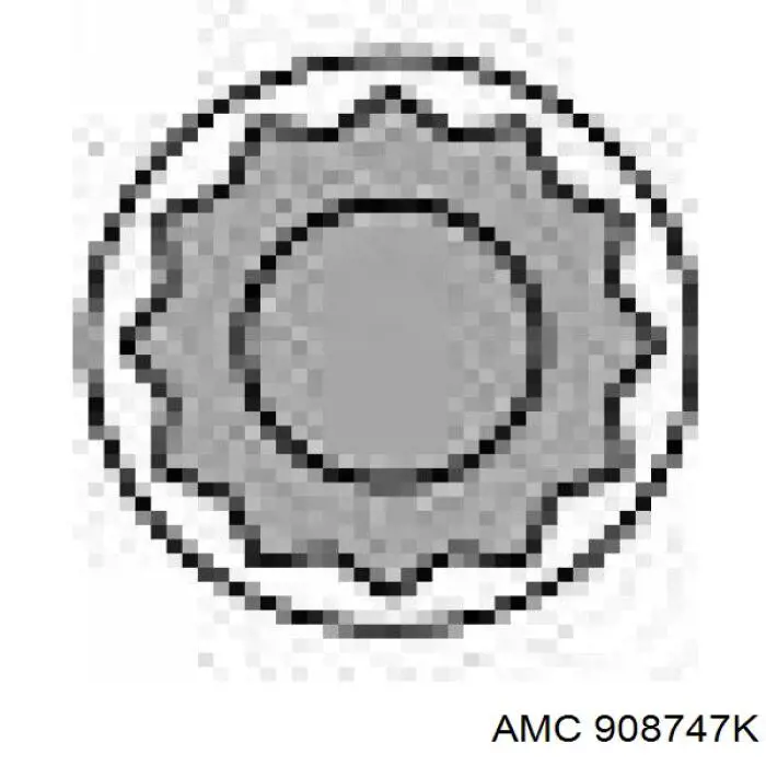 Головка блока цилиндров 908747K AMC