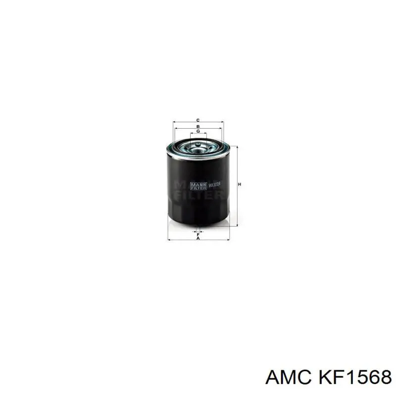 Купить KF1568 AMC Фильтр-отстойник топлива грубой очистки