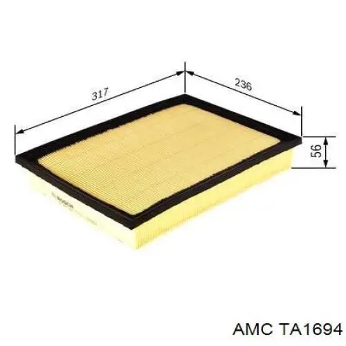 Элемент воздушного фильтра Interparts IPA1029 цена, от 11.40 USD