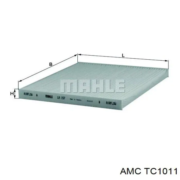 Фильтр воздушный отопителя Interparts IPCA105C цена, от 4.83 USD